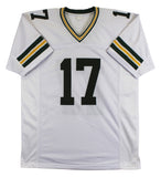 Davante Adams Authentic Signed White Pro Style Jersey JSA Witness #WPP978605