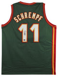 Detlef Schrempf Authentic Signed Green Pro Style Jersey BAS Witnessed