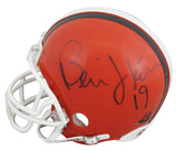 Browns Bernie Kosar Authentic Signed VSR4 Rep Mini Helmet BAS #BV01105