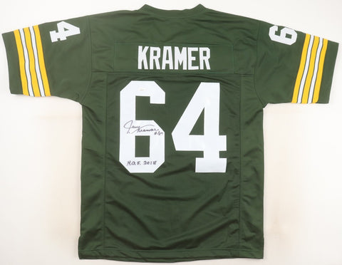 Jerry Kramer Signed Green Bay Packers Jersey Inscribed "H.O.F. 2018" (JSA)