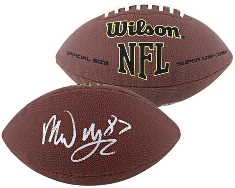 Raiders Michael Mayer Signed Wilson Super Grip Nfl Football BAS Witnessed
