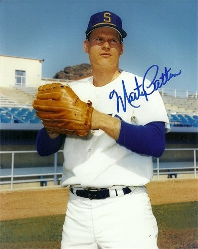 Seattle Pilots MARTY PATTIN Signed 8x10 Photo #3 AUTO - Milwaukee Brewers