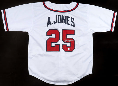 Andruw Jones Signed Atlanta Braves Jersey (Wilder Side of Sports) Mr Gold Glove