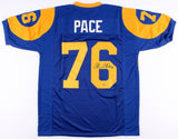 Orlando Pace Signed Rams Throwback Jersey (Schwartz COA) 2016 Hall of Famer