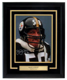 Jack Lambert HOF Pittsburgh Steelers Signed/Inscr 11x14 Photo Framed BAS 203224