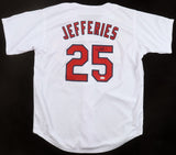 Gregg Jefferies Signed Cardinals Jersey (JSA COA) St. Louis 2xAll Star 2nd Base