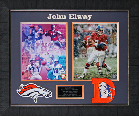 Broncos John Elway Authentic Signed 8x10 Framed Photo PSA/DNA #U15683