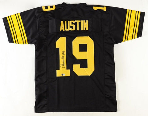 Calvin Austin III Signed Pittsburgh Steelers Color Rush Jersey Beckett /Receiver