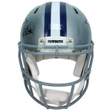 Dak Prescott Autographed Dallas Cowboys Speed Authentic Helmet Beckett Witnessed