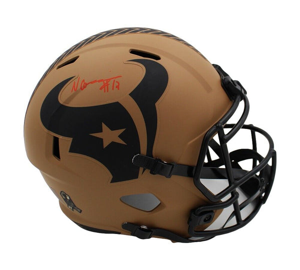 Nico Collins Signed Houston Texans Speed Full Size STS 2 NFL Helmet