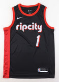 Anfernee Simons Signed Portland Trail Blazers Rip City Jersey (PSA)2018 Draft Pk
