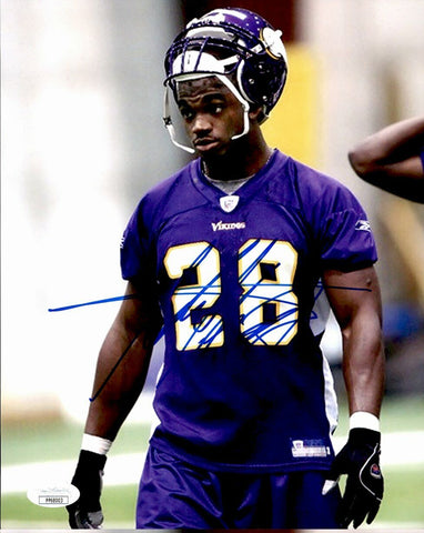 Adrian Peterson Minnesota Vikings Signed/Autographed 8x10 Photo JSA 161564