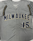 BEN SHEETS Signed Custom Replica Brewers Grey Jersey AUTO - BAS