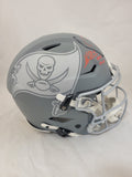 TOM BRADY & MIKE EVANS "SB CHAMPS" SIGNED TB BUCCANEERS SLATE SPEEDFLEX HELMET