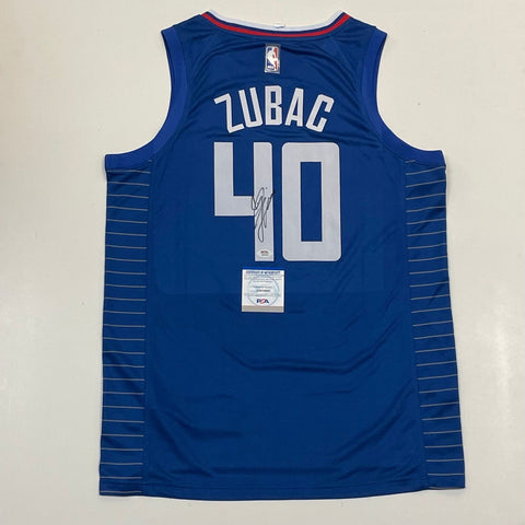 Ivica Zubac Signed Jersey PSA/DNA Los Angeles Clippers Autographed