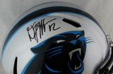 DJ Moore Autographed Carolina Panthers F/S Speed Helmet - JSA-W Auth *Black