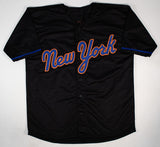Marcus Semien Signed New York Mets Black Throwback Jersey (Beckett) Infielder