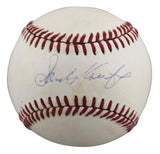 Dodgers Sandy Koufax Authentic Signed OML Baseball Autographed JSA #X58895