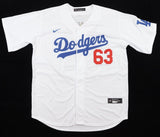 Justin Bruihl Signed Los Angeles Jersey Inscribed "Go Dodgers" (JSA COA) Pitcher