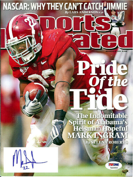 MARK INGRAM AUTOGRAPHED SPORTS ILLUSTRATED MAGAZINE ALABAMA PSA ITP 105146