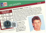 Lee Janzen Autographed 1991 Pro Set #111 Trading Card Beckett 44861