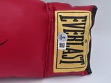Roberto Duran Autographed Red Everlast Boxing Glove LH Beckett BAS QR #BS30353