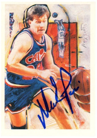 Mark Price Autographed/Signed 1990-1991 Hoops #359 Trading Card Beckett 52540