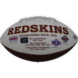 Chris Cooley Autographed Washington Redskins Logo Football HTTR Beckett 48022