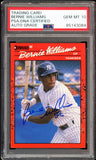 1990 Donruss #689 Bernie Williams RC Yankees On Card PSA/DNA Auto GEM MINT 10