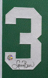 FRAMED BOSTON CELTICS LARRY BIRD AUTOGRAPHED SIGNED JERSEY LARRY BIRD HOLO