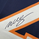 Autographed/Signed Willis McGahee Denver Blue Football Jersey JSA COA