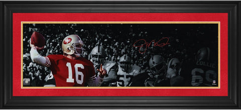 Signed Joe Montana 49ers 10x30 Photo