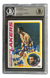Adrian Dantley Signed 1978/79 Topps #132 Los Angeles Lakers Trading Card BAS