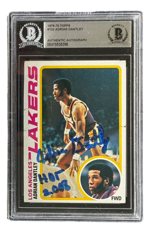 Adrian Dantley Signed 1978/79 Topps #132 Los Angeles Lakers Trading Card BAS