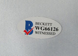 Zach Wilson Autographed/Signed BYU Cougars Custom Jersey Beckett 204289