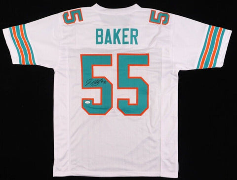 Jerome Baker Signed Miami Dolphins Jersey (JSA) Ex-Ohio State / Linebacker