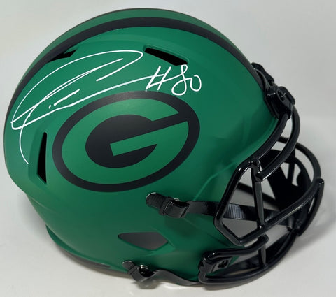 Packers DONALD DRIVER Signed Full Size 2025 RAVE Replica Speed Helmet AUTO - JSA