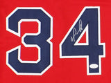 David Ortiz Signed Boston Custom Red Jersey