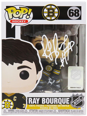 Ray Bourque Signed Boston Bruins NHL Funko Pop Doll #68 - (SCHWARTZ COA)