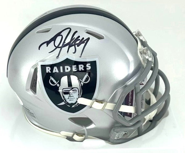 Raiders Legend BO JACKSON Signed Riddell Speed Mini Helmet AUTO - JSA