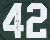 John Brockington Signed Packers Jersey (JSA) Green Bay 1st Round Pick 1971 RB