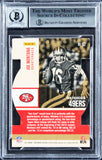 49ers Joe Montana Signed 2015 Panini Contenders LC #2 Card Auto 10! BAS Slabbed