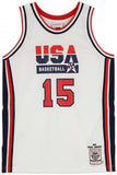 FRMD Magic Johnson Lakers Signed Mitchell & Ness 1992 Team USA Authentic Jersey