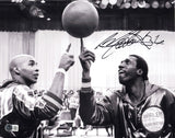 Meadowlark Lemon Autographed 11x14 Photo Harlem Globetrotters Beckett QR AE31948
