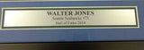 SEATTLE SEAHAWKS WALTER JONES AUTOGRAPHED FRAMED BLUE JERSEY MCS HOLO 90485