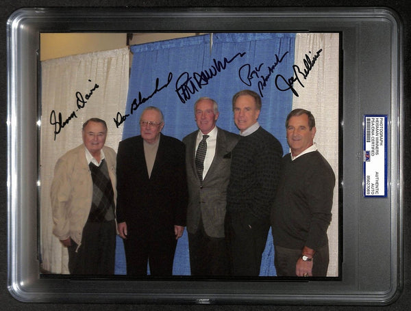(5) Heisman Winners Multi-Signed/Autographed 8x10 Photo PSA/DNA 200760