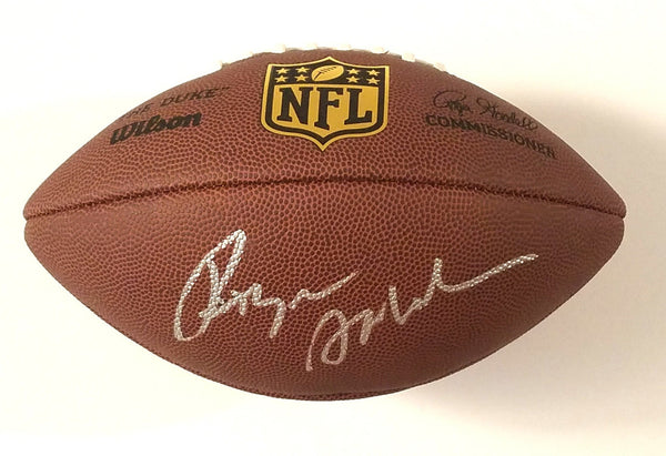 Roger Staubach Autographed Dallas Cowboys NFL Replica The Duke Game Ball Beckett