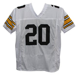 Rocky Bleier Autographed Pro Style White XL Jersey 4x Champs Beckett 39296