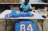 Billy "White Shoes" Johnson Signed Houston Oilers Jersey (TriStar) 3xPro Bowl WR