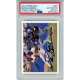 Deion Sanders Autographed/Signed Atlanta Falcons/Braves Trading Card PSA 55234